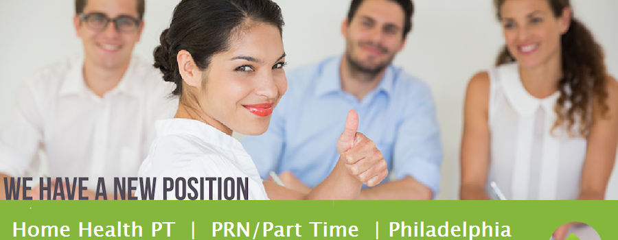 Physical Therapist | Home Health | Contract PT Job | Philadelphia